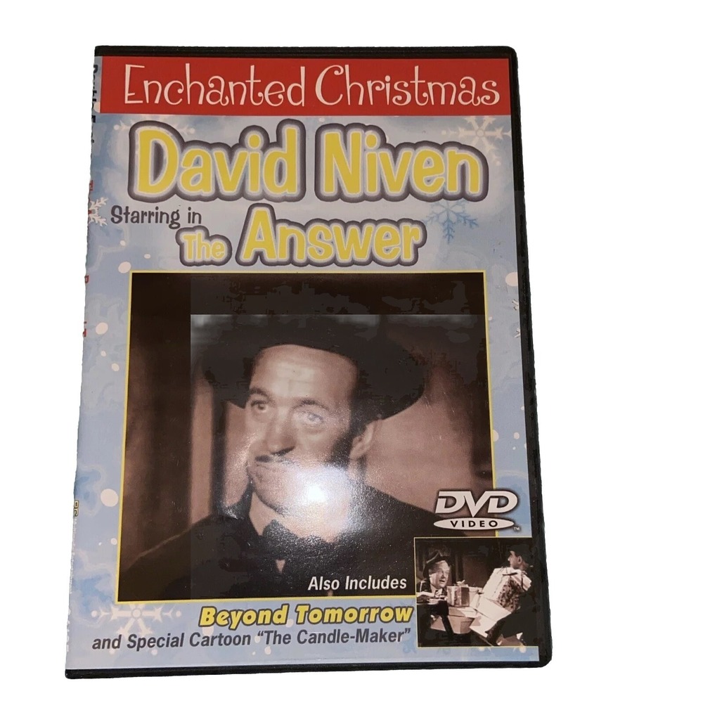 The Answer And Beyond Tomorrow Dvd Enchanted Christmas David Niven